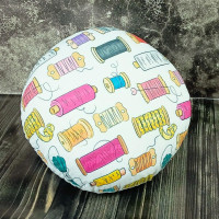 Кравецька подушечка для ВТО Needle Craft Кругла зі швейним малюнком