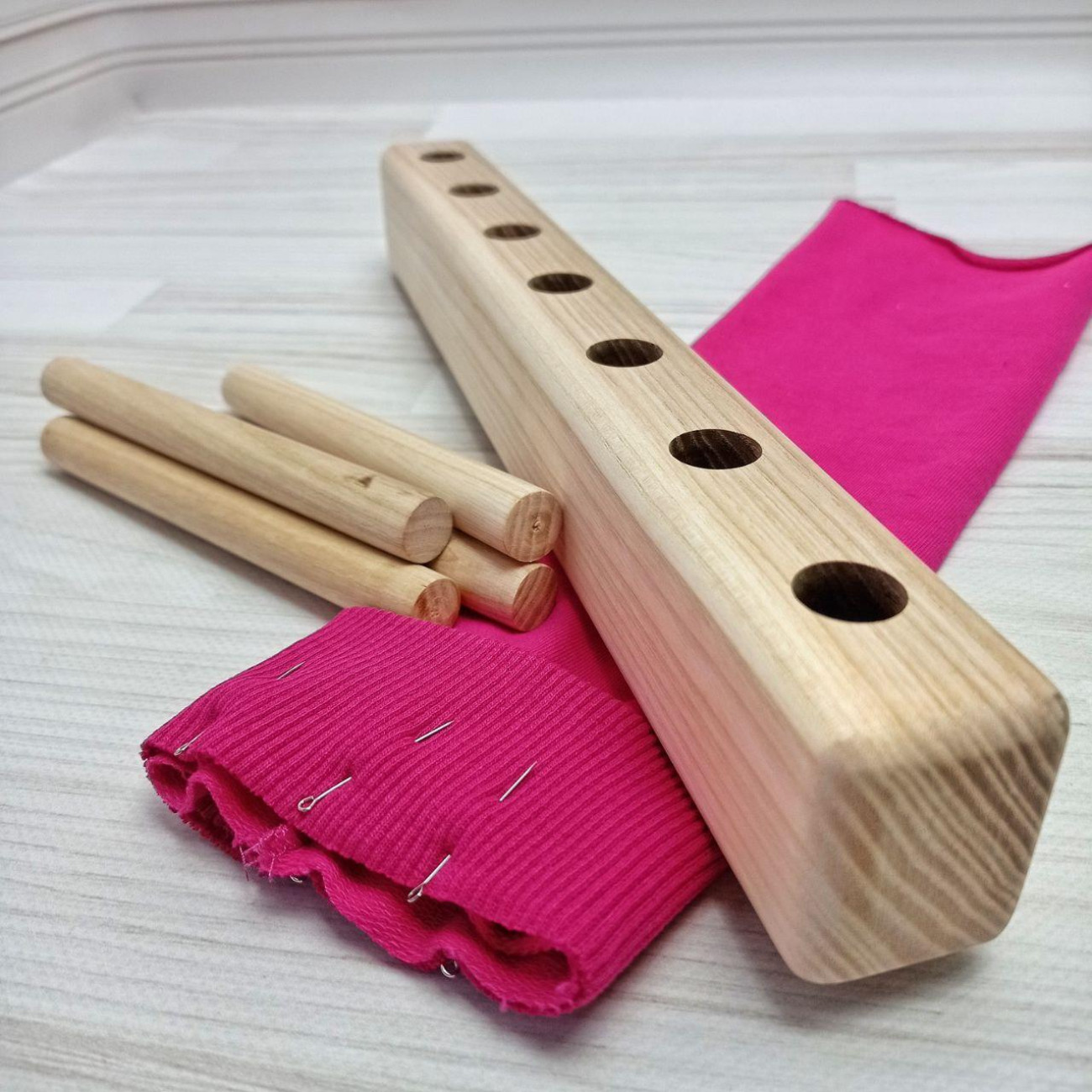 Пристрій для розтягування резинки та манжетів Needle Craft 33 см