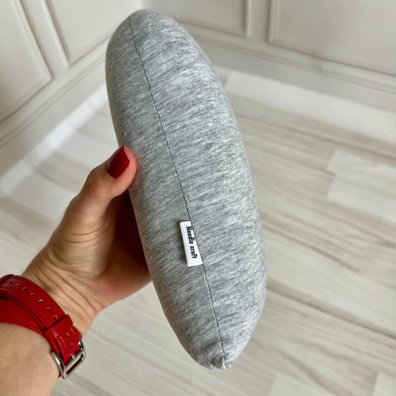 Кравецька подушечка для ВТО Needle Craft Прямокутна Сіра