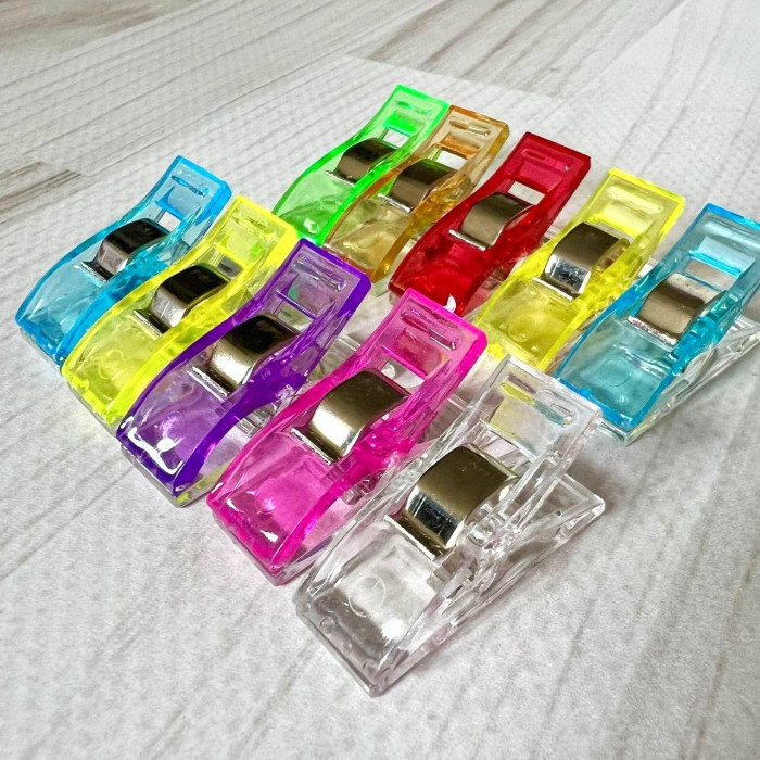 Пластикові кліпси для тканини 2,6 см