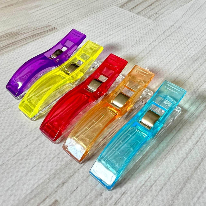 Пластикові кліпси для тканини 5,5 см