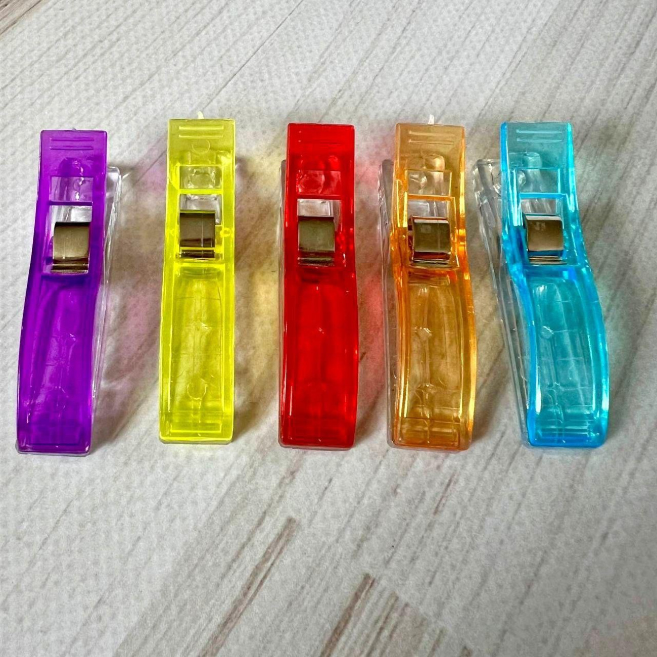 Пластикові кліпси для тканини 5,5 см