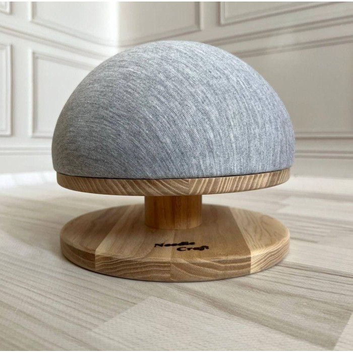 Кравецька колодка для ВТО Needle Craft Груди на підставці 16 см Сірі