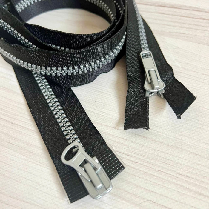 Тракторна блискавка роз'ємна, 160 см (чорна)