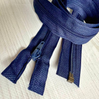 Вита блискавка роз'ємна, 120 см (темно-синя)