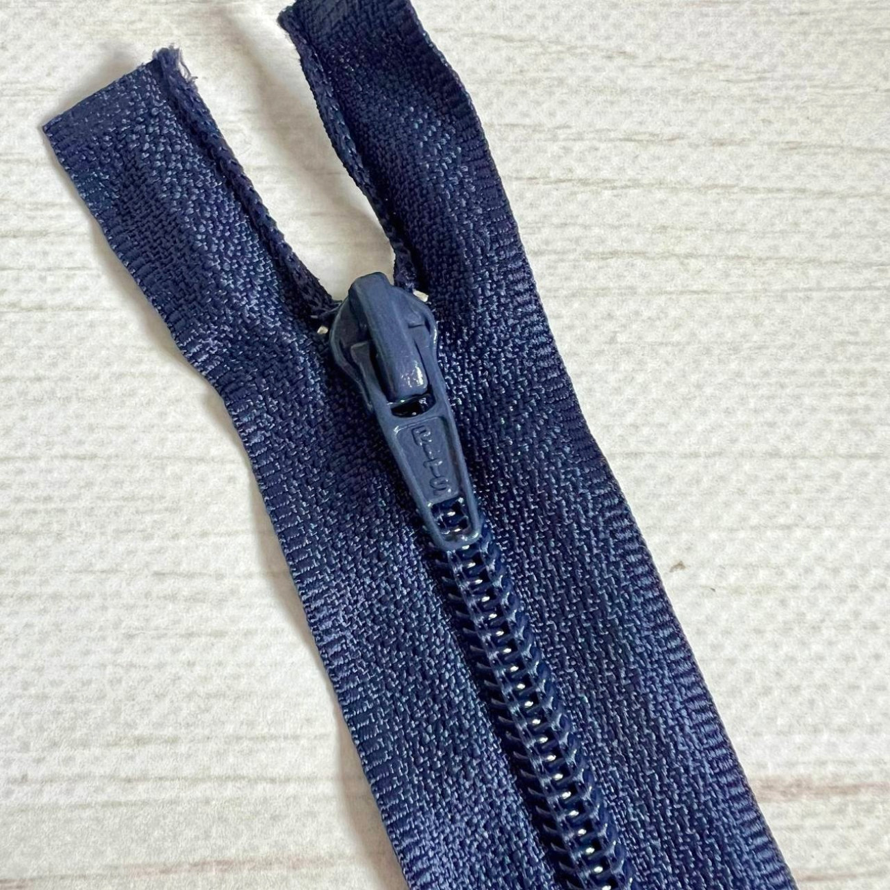 Вита блискавка роз'ємна, 120 см (темно-синя)