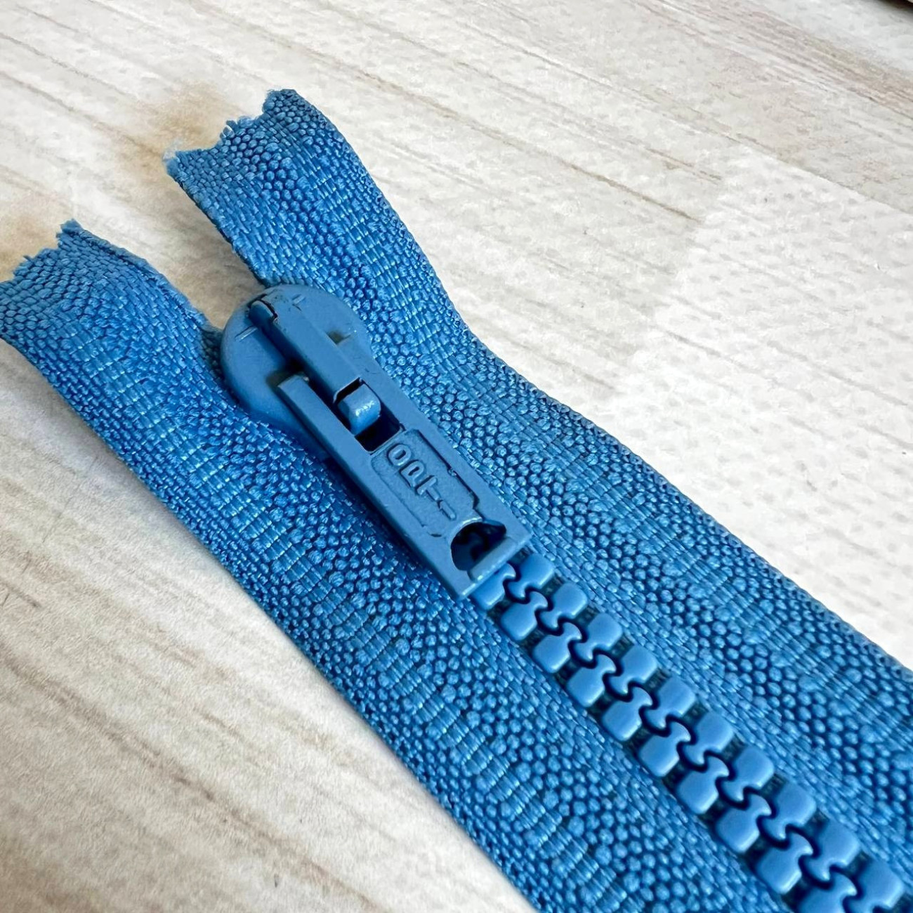 Тракторна блискавка роз'ємна Opti, 50 см (блакитно-сіра)