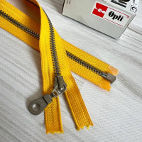 Блискавка металева роз'ємна Opti, 45 см (жовта)