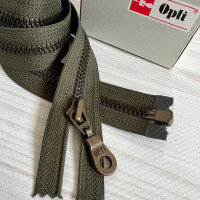 Блискавка металева роз'ємна Opti, 50 см (хакі)