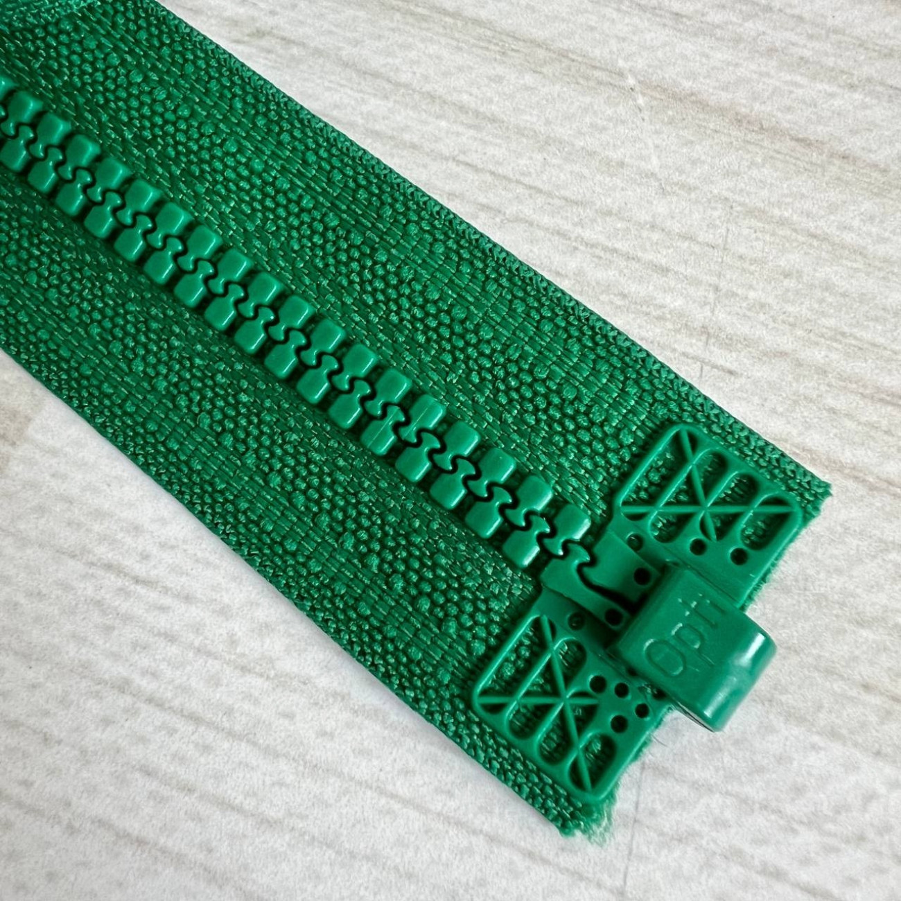 Тракторна блискавка роз'ємна Opti, 75 см (зелена)