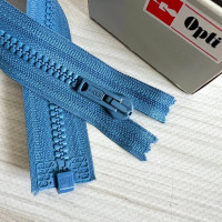 Тракторна блискавка роз'ємна Opti, 80 см (блакитно-сіра)