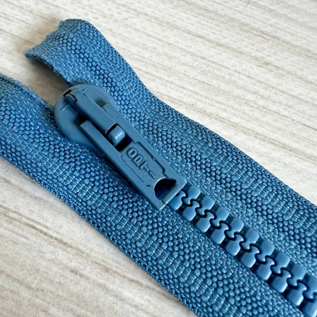 Тракторна блискавка роз'ємна Opti, 80 см (блакитно-сіра)