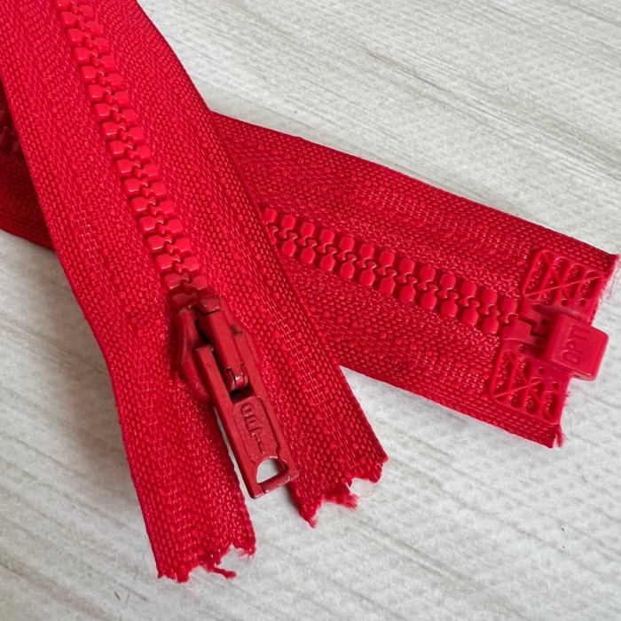 Тракторна блискавка роз'ємна Opti, 40 см (червона)