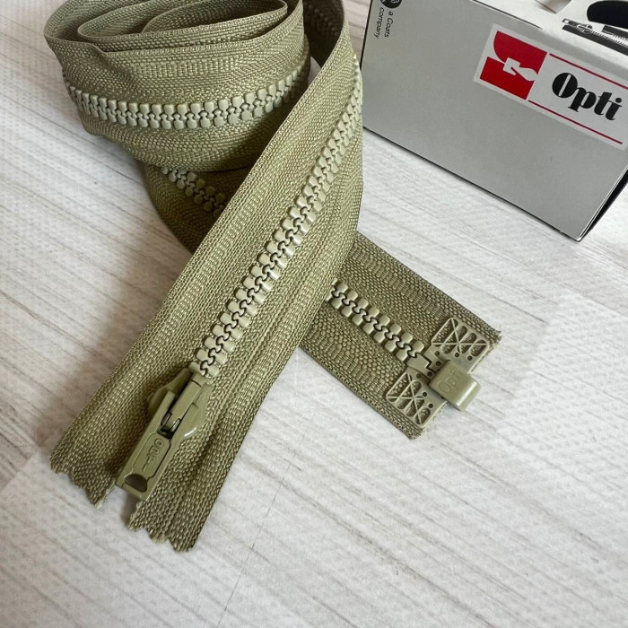 Тракторна блискавка роз'ємна Opti, 40 см (світлий-хакі)