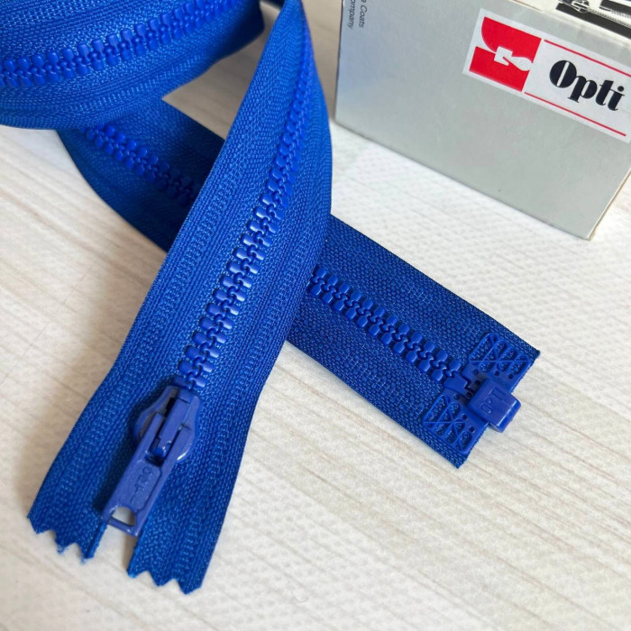 Тракторна блискавка роз'ємна Opti, 65 см (синя)