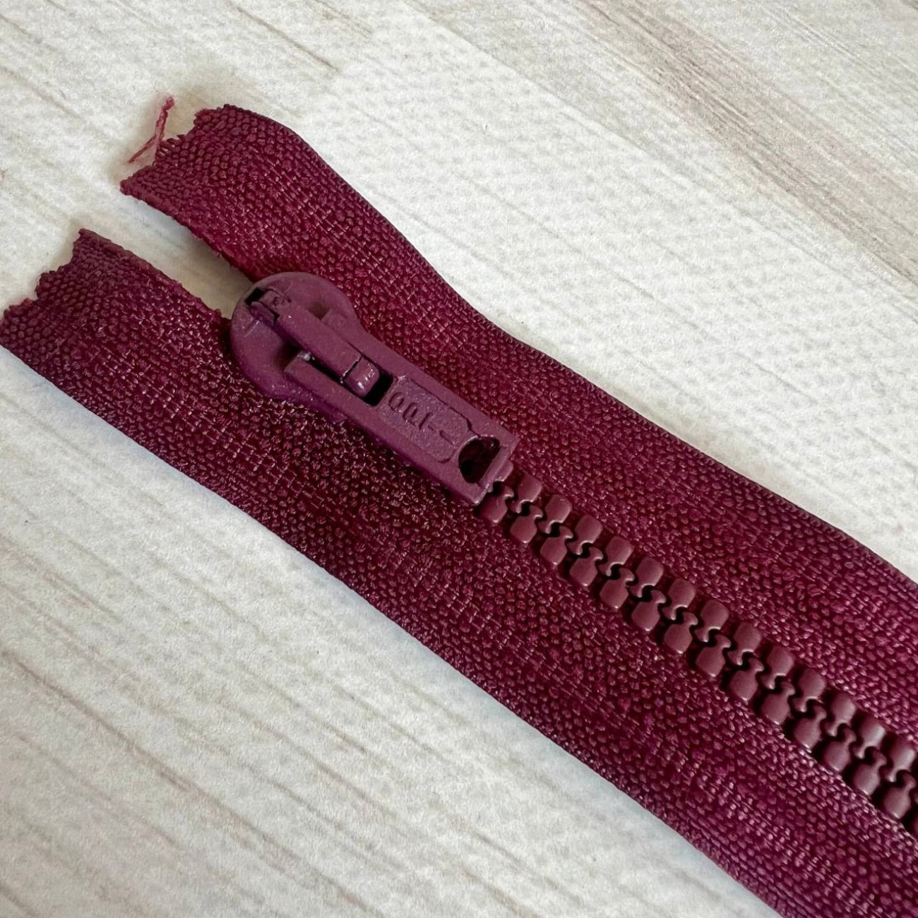 Тракторна блискавка роз'ємна Opti, 50 см (бордо)