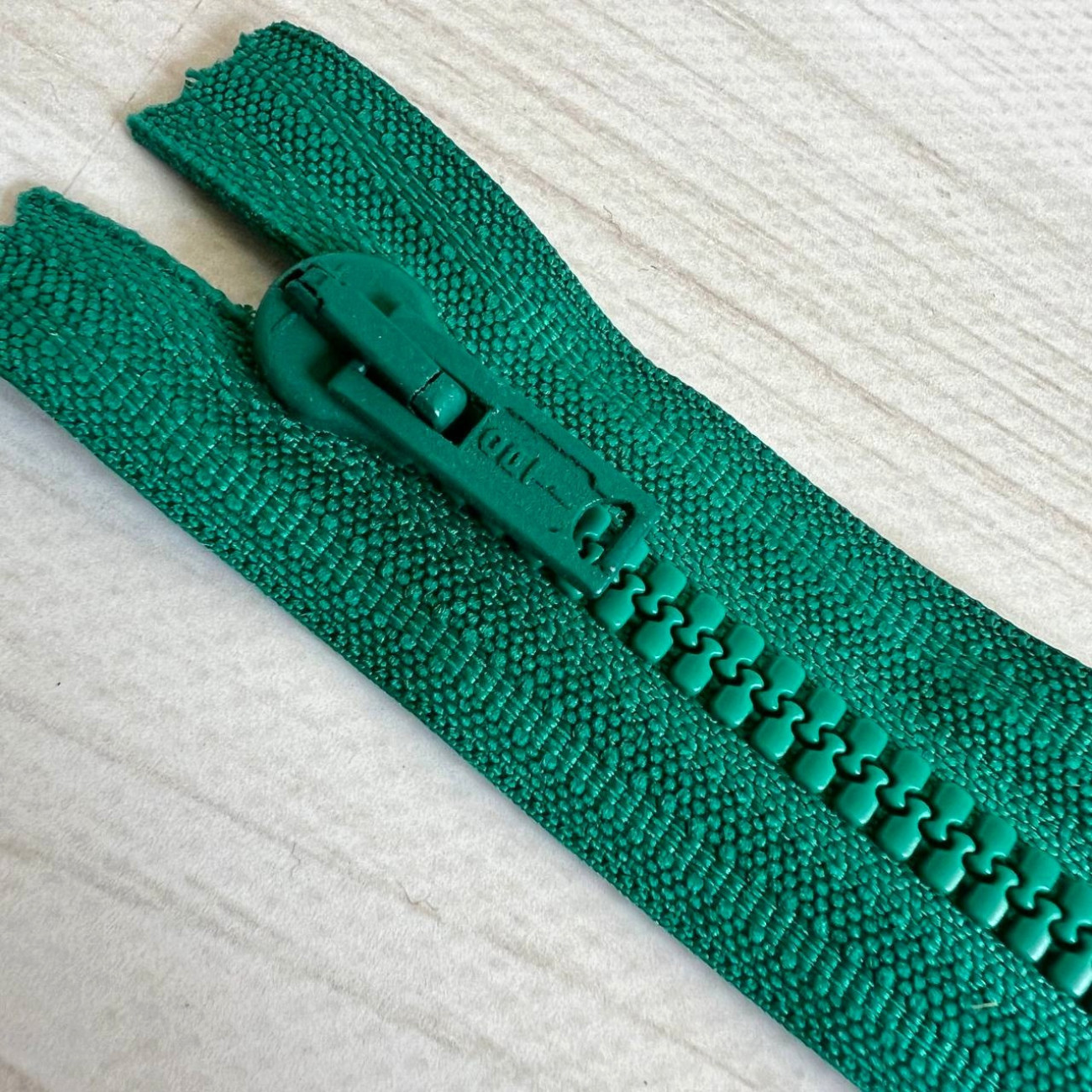 Тракторна блискавка роз'ємна Opti, 55 см (малахітова)