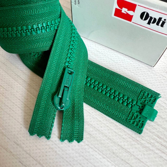 Тракторна блискавка роз'ємна Opti, 55 см (зелена)