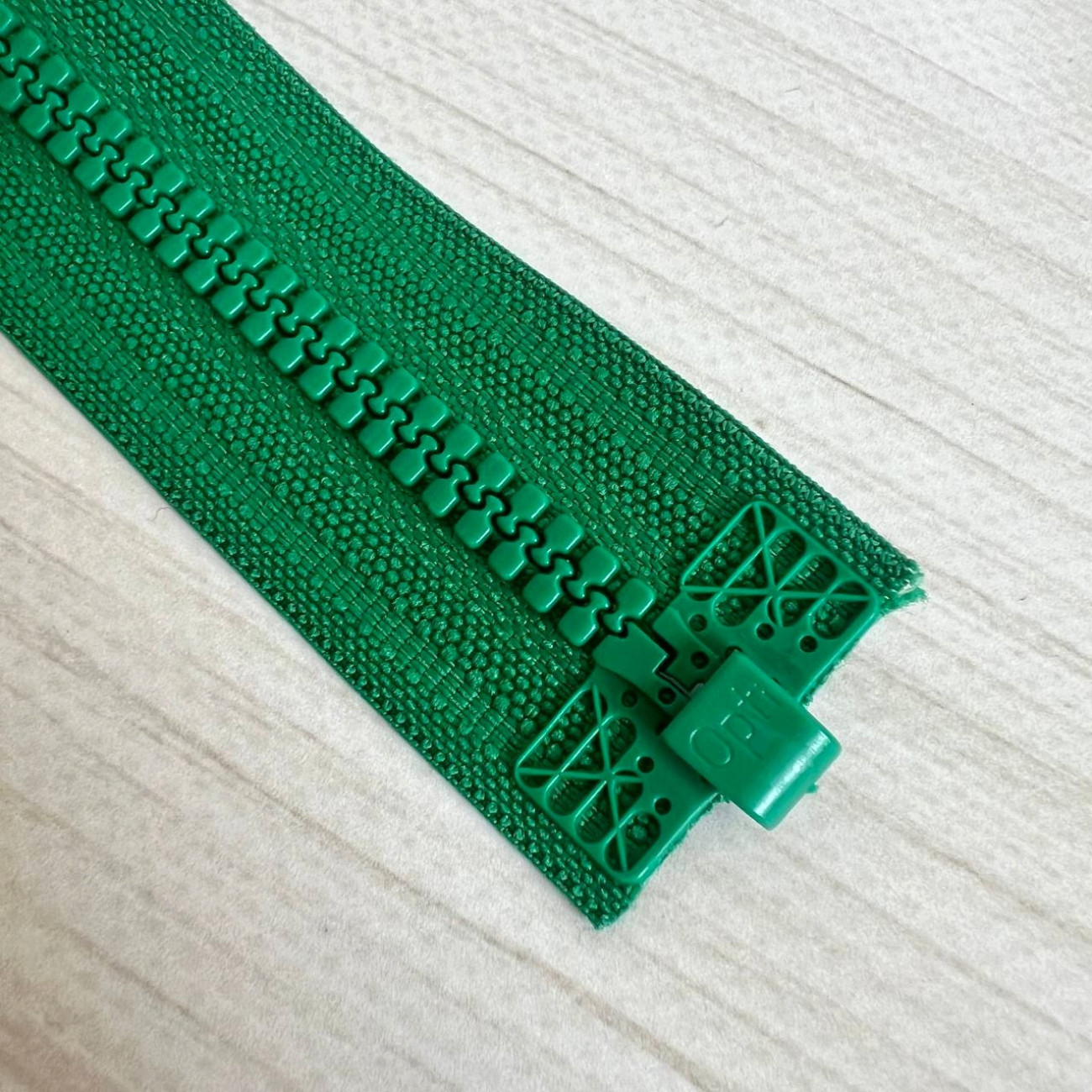 Тракторна блискавка роз'ємна Opti, 55 см (зелена)