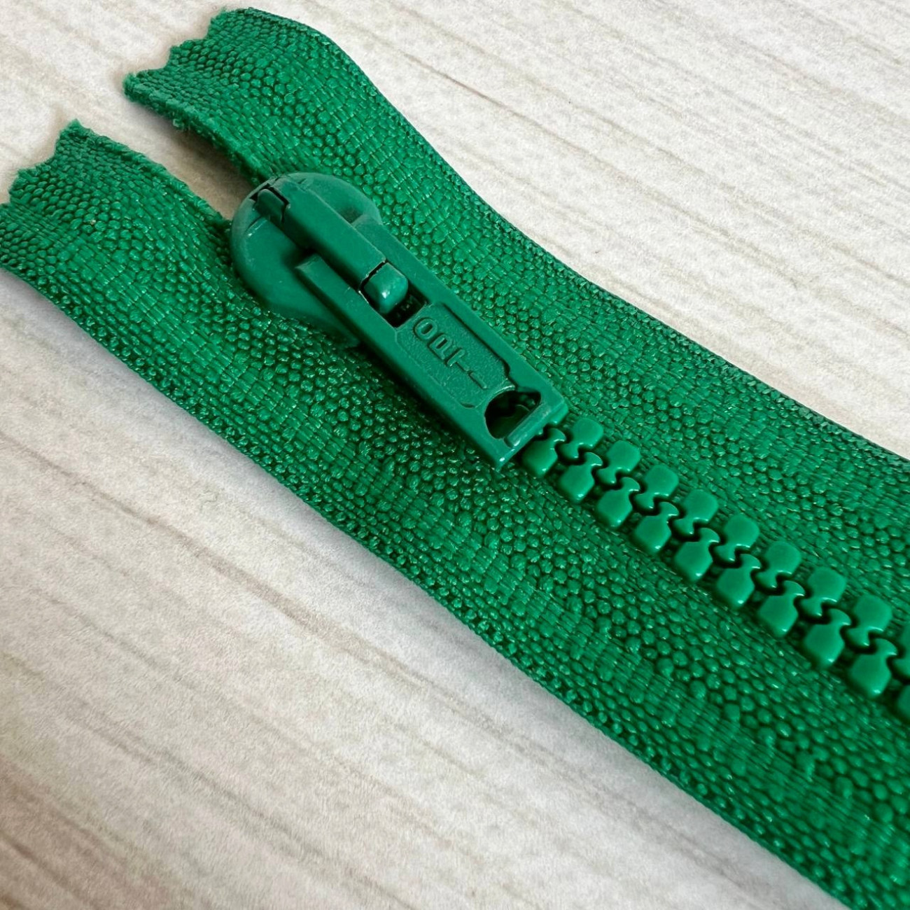 Тракторна блискавка роз'ємна Opti, 55 см (зелена)