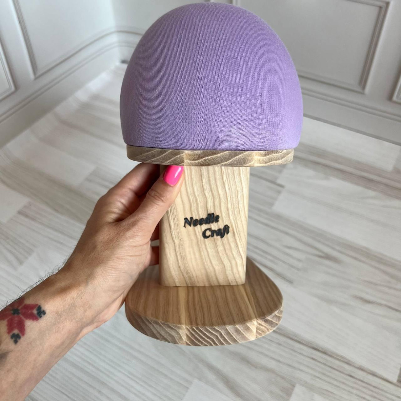 Кравецька колодка для ВТО Needle Craft Корсетна на підставці Лілова