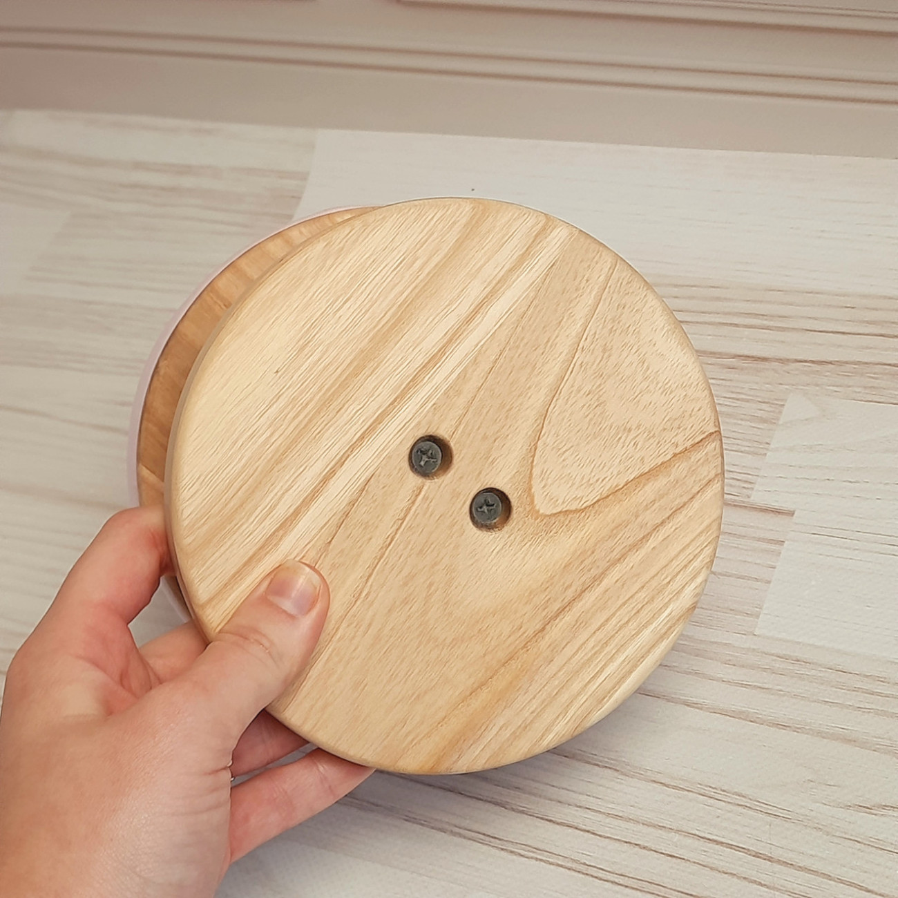 Кравецька колодка для ВТО Needle Craft Груди на підставці 14 см Рожева