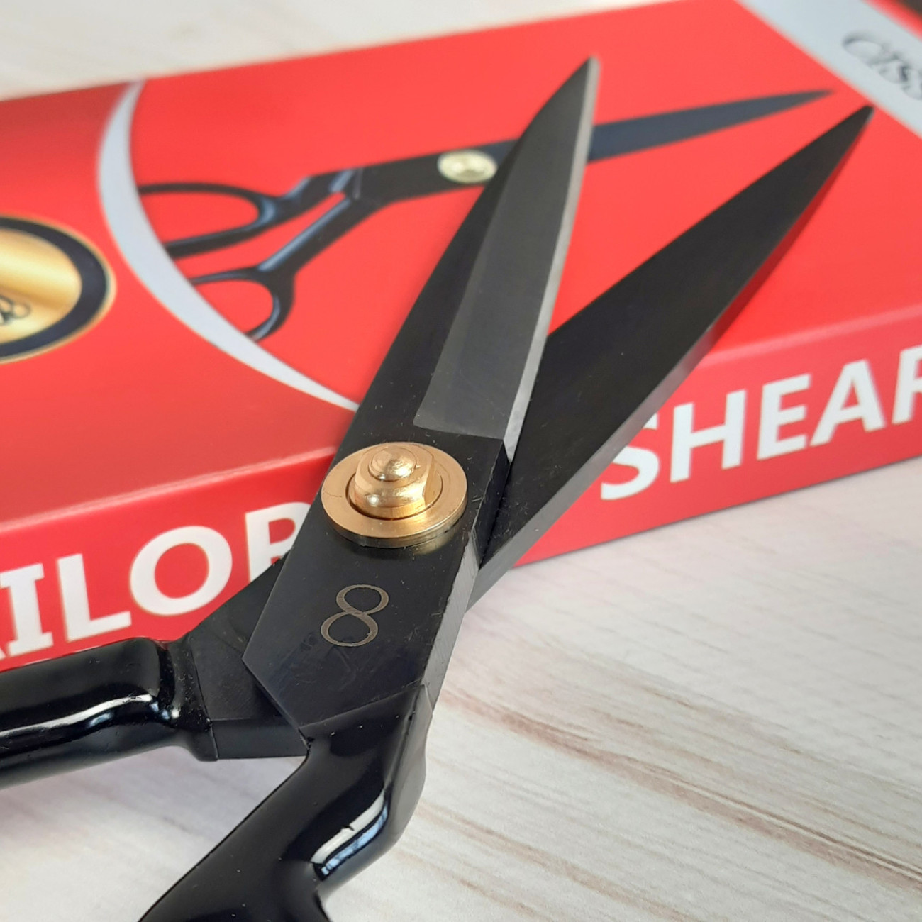 Ножиці кравецькі з чорної сталі 200 (8 дюймів)