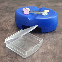 Магнітна гольниця з виїмкою та кейсом (синя)