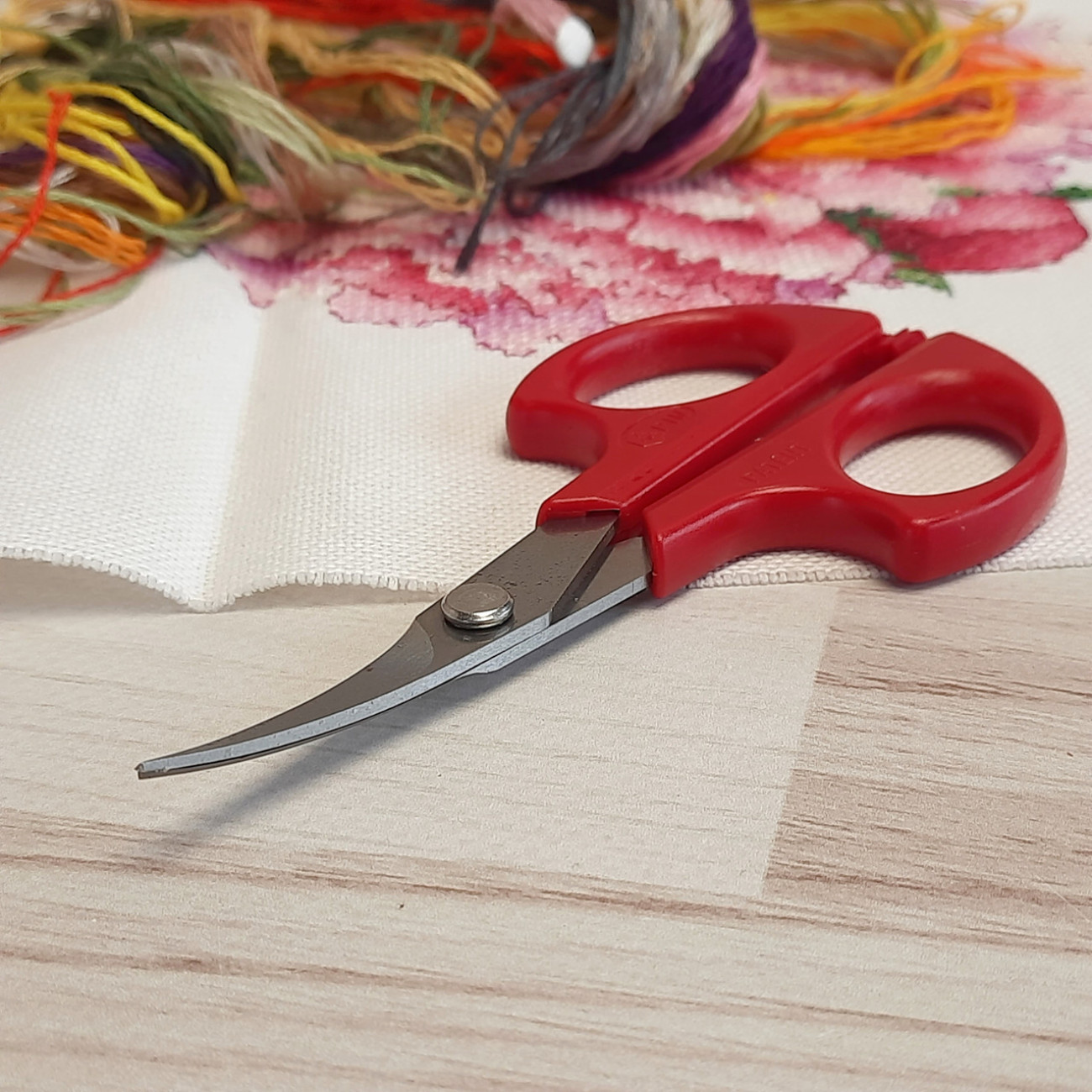 Ножиці вигнуті PIN, 12 см