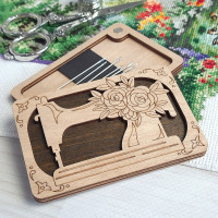 Дерев'яна гольниця для рукоділля 