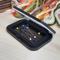 Гольниця-коробка чорна з прозорим віконцем та магнітом