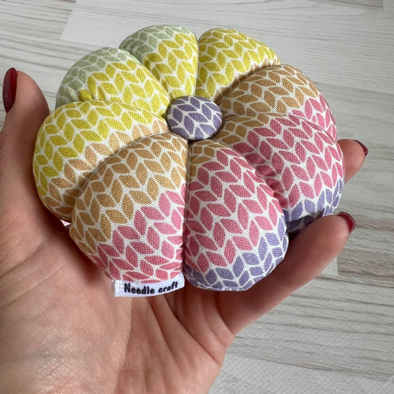 Вінтажний набір Needle Craft (ножиці, чохол для ножиць, гольниця гарбузик)