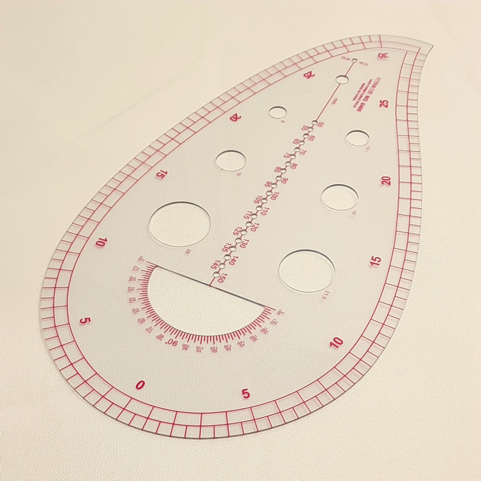 Лекало кравецьке вигнуте 