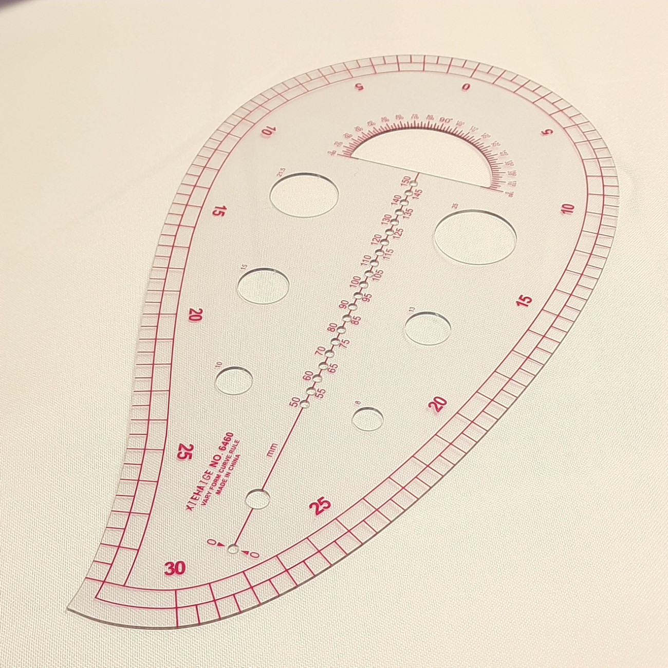 Лекало кравецьке вигнуте 