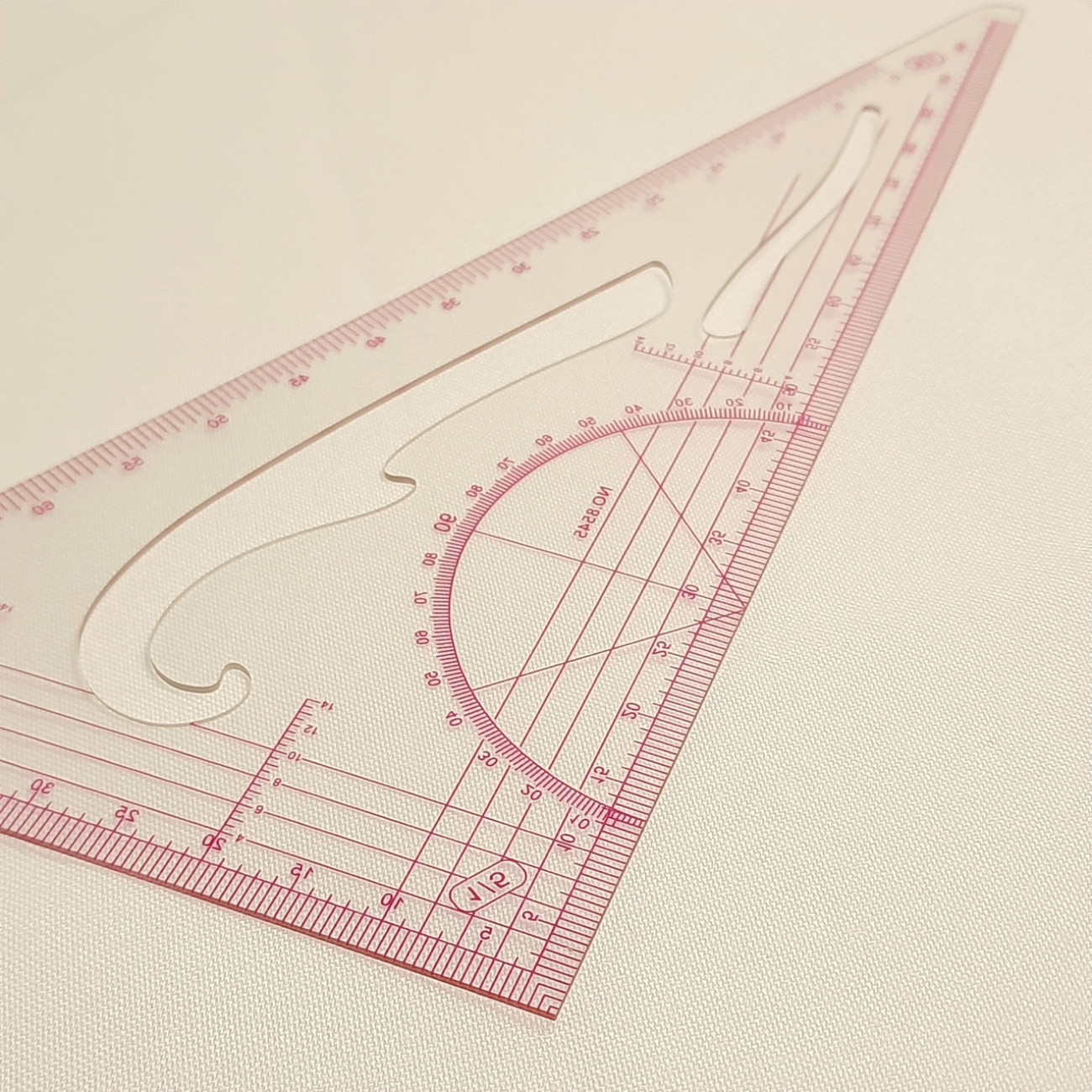 Лінійка трикутник масштабний (1:5)