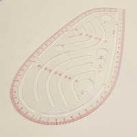 Лекало кравецьке вигнуте 