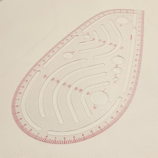 Лекало кравецьке вигнуте 