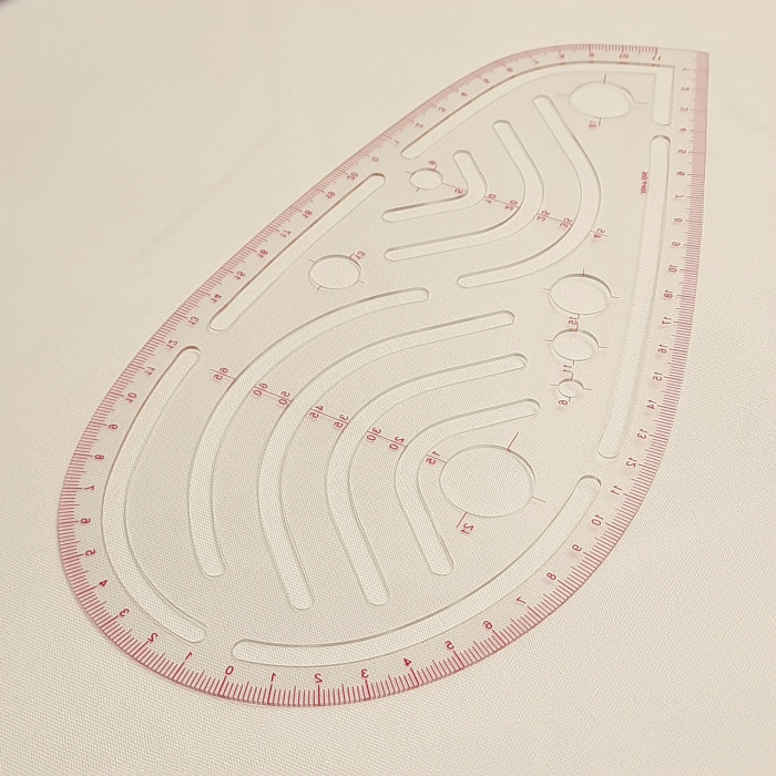 Лекало кравецьке вигнуте 