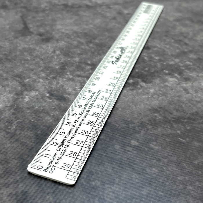 Лінійка масштабна 1:4 