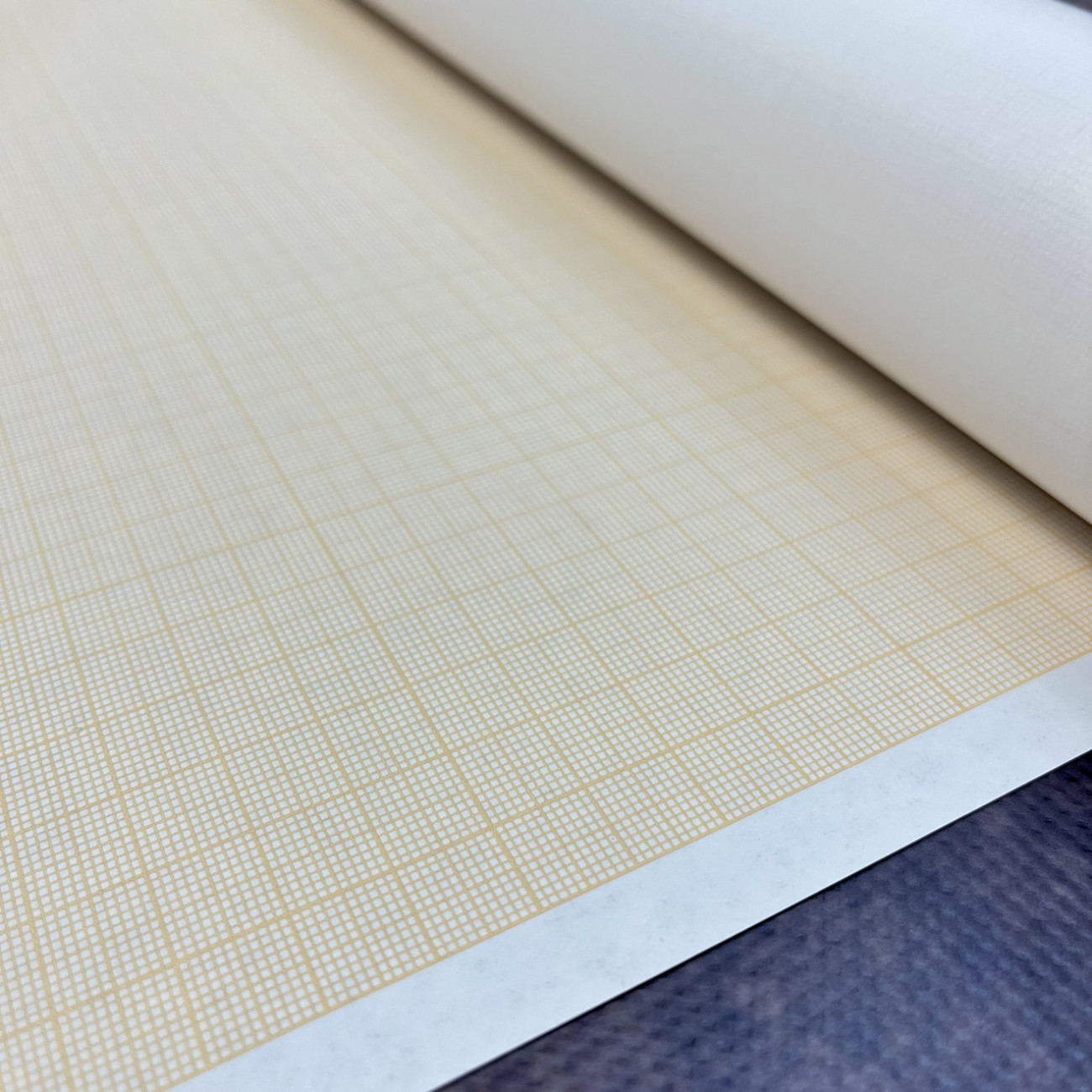 Папір масштабно-координатний (міліметрівка) 64см*10м, помаранчевий