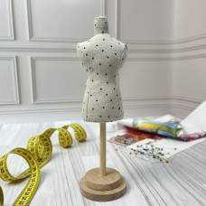 Гольниця-манекен Needle Craft бежева в горошок