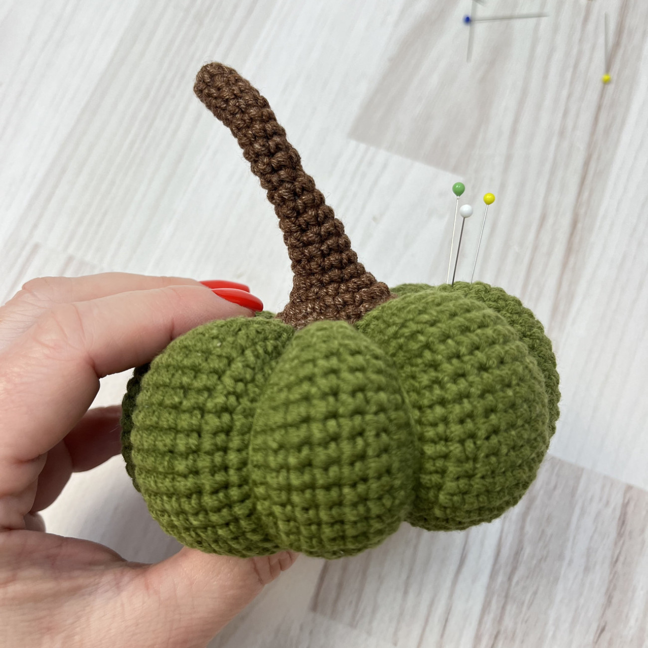 Гольниця-гарбуз Needle Craft (зелена)