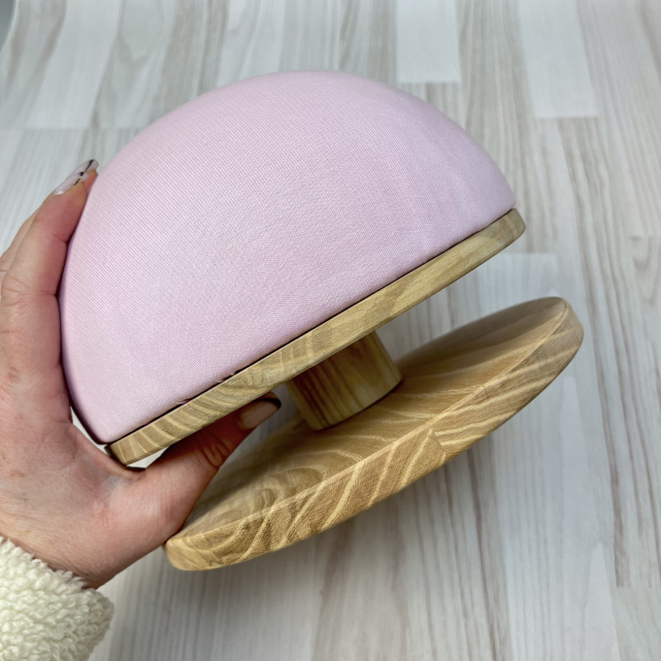 Кравецька колодка для ВТО Needle Craft Груди на підставці 20 см Рожева