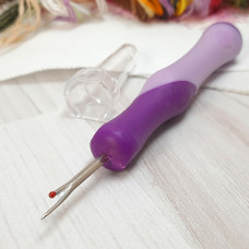 Розпорювач з прогумованою ручкою, фіолетовий (13см)