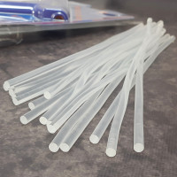 Клей стрижневий для клейового пістолета 7 мм, прозорий (5шт)