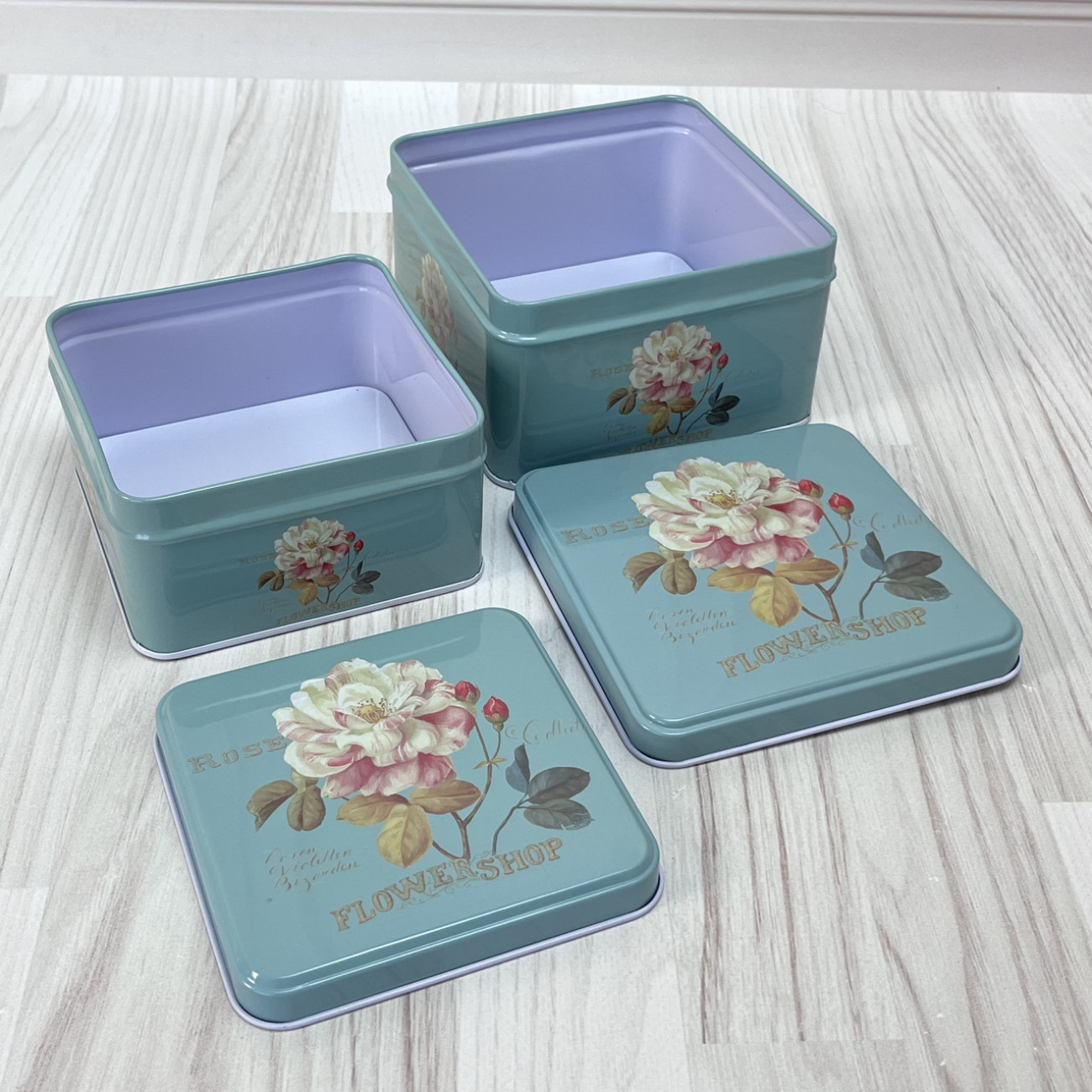 Набір коробок металевих Flower Shop (2шт)