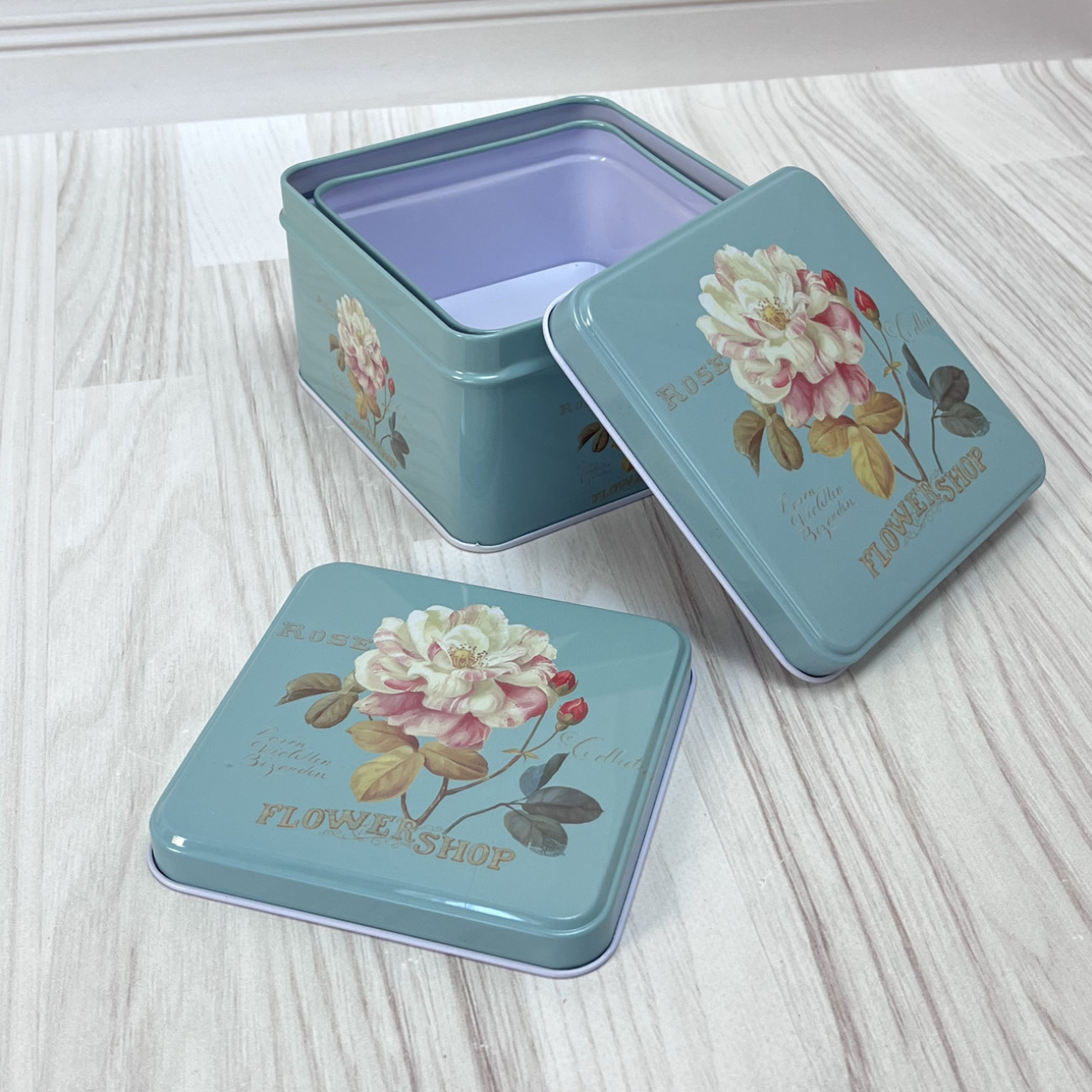 Набір коробок металевих Flower Shop (2шт)