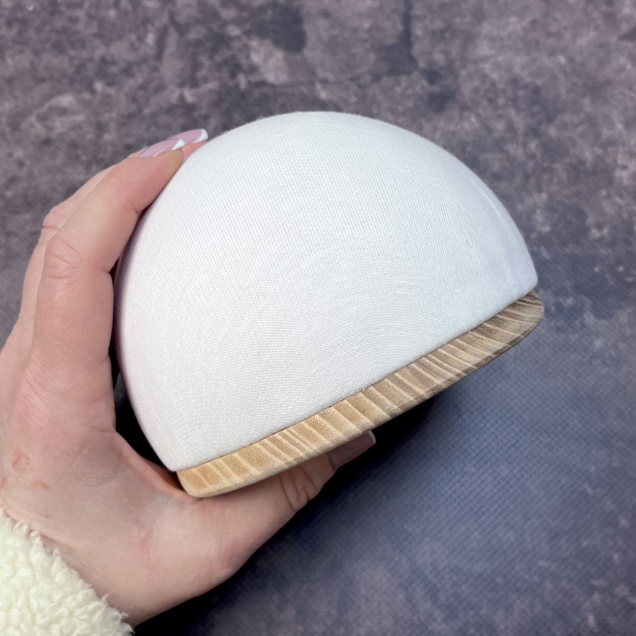 Кравецька колодка для ВТО Needle Craft Груди на підошві 12 см Молочна