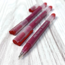Ручка термозникаюча (фрикційна) для розмітки на шкірі (червона)