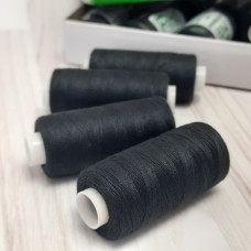 Нитки для шиття Peri 100% поліестер, 40/2, чорні 400Y